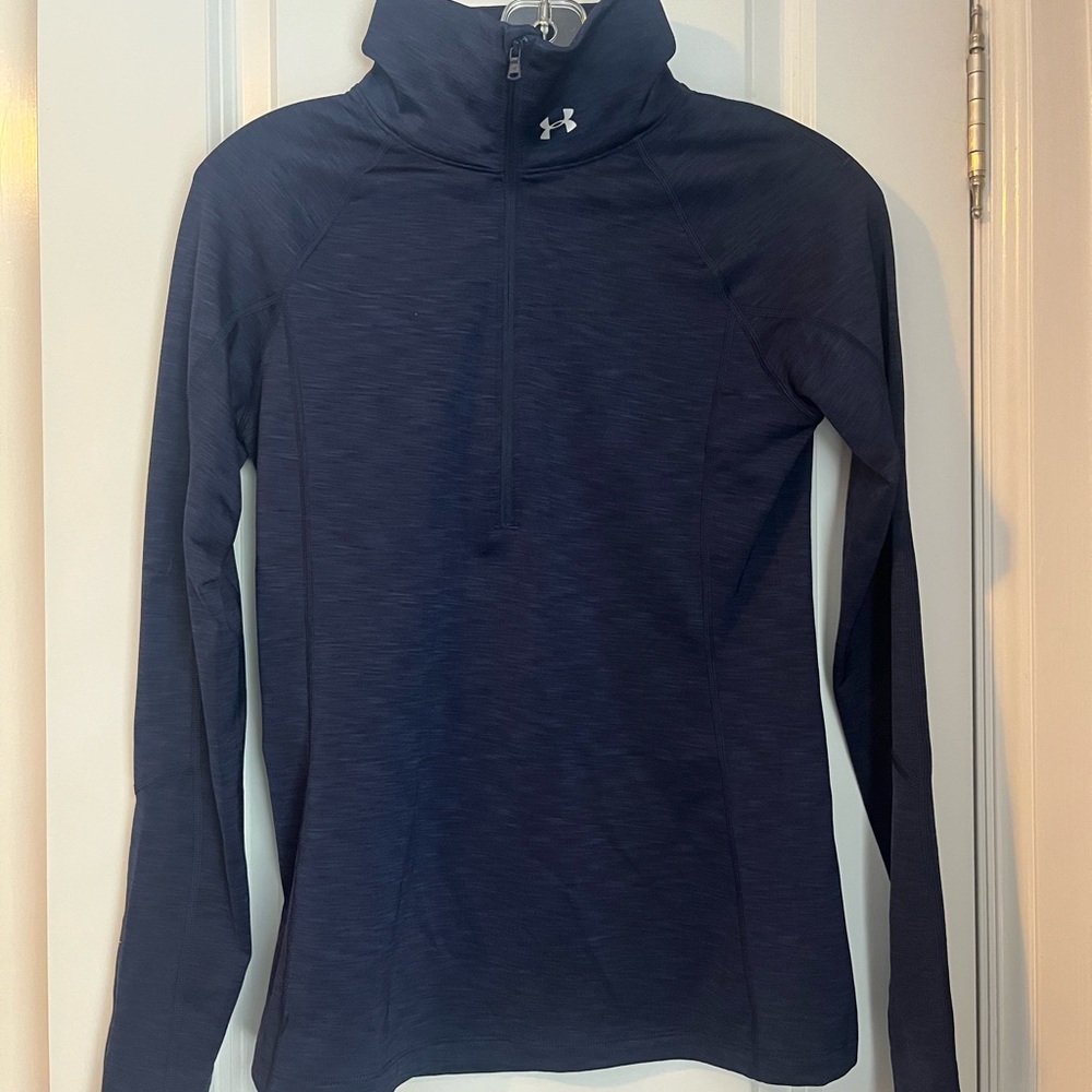 Under Armour Dark Blue ColdGear half zip